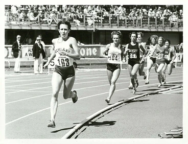 N.Z.A.A.A. Championships. Q.E.2 Park. Women's 800 metres. Anne Audain (Auckland) Image: N.Z.A.A.A. Championships. Q.E.2 Park. Women's 800 metres. Anne Audain (Auckland)