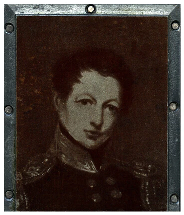 Image: Engraved Printing Block of William Hobson