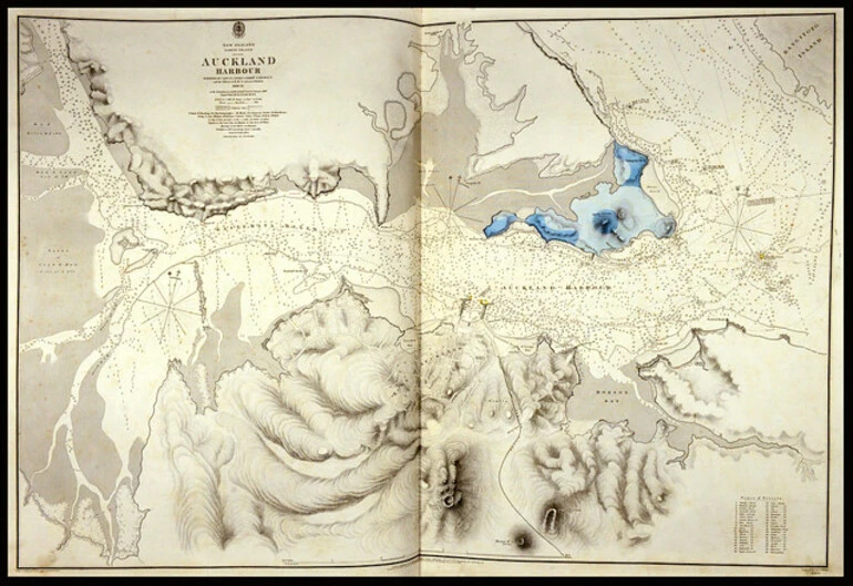 Image: Chart of Waitematā Harbour, 1848-1855