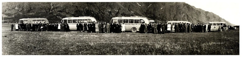 Image: Official opening of Kingston-Queenstown road, 1936