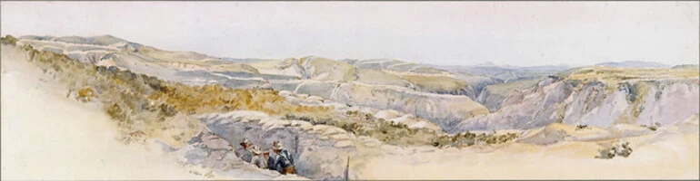 Image: 'The Turk entrenchment positions', Gallipoli 1915