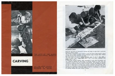 Image: Department of Education brochure on Māori Carving