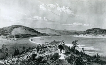 Image: View of Taupō Kainga from the Taua Tapu (Pukerua) Track, Plimmerton