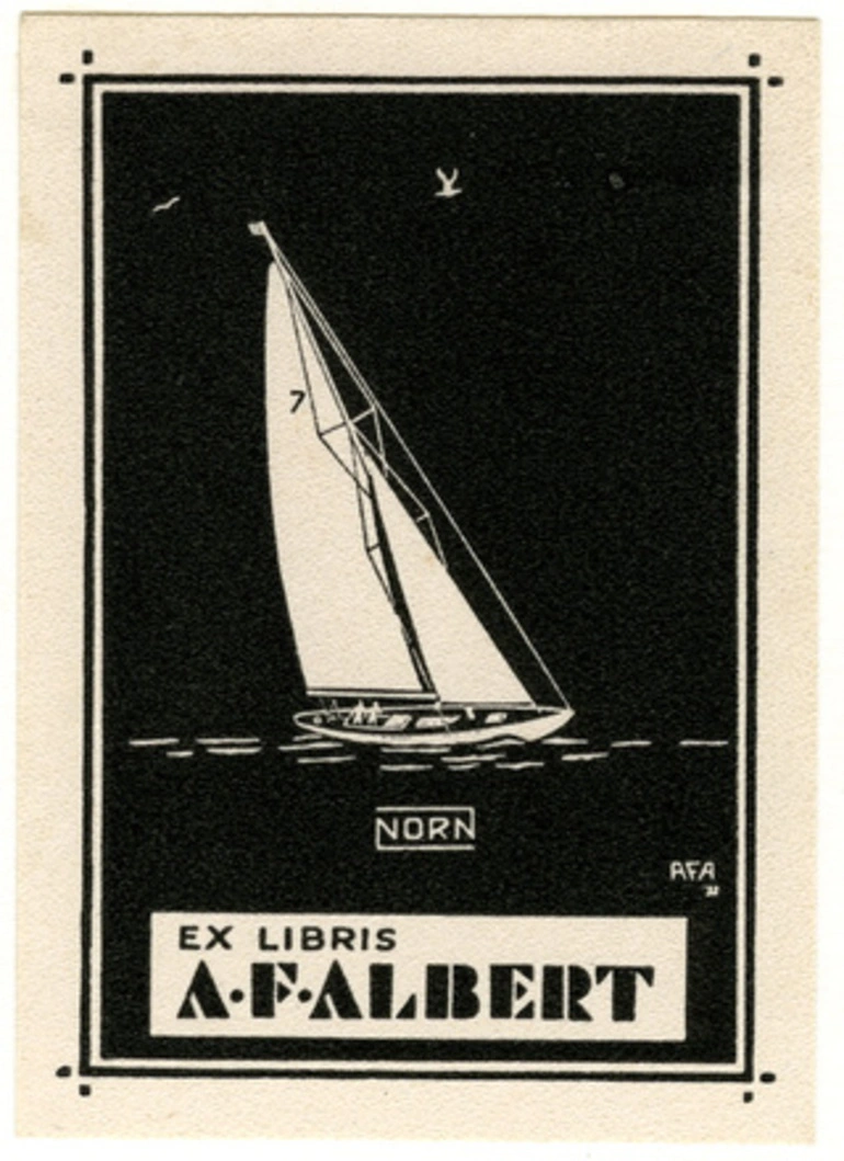 Image: Ex Libris A.F. Albert