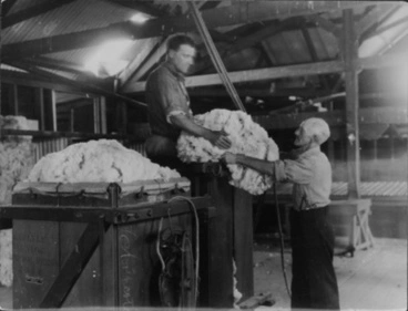 Image: The wool presses, Highfield station.