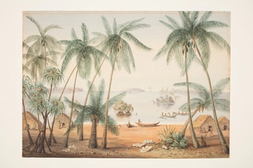 Image: [Stewart's Islands, South Pacific. Lat 8.43. Long.163 E. 1851]