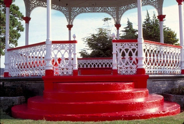Image: Steps Of The Band Rotunda, Government Gardens, Rotorua.