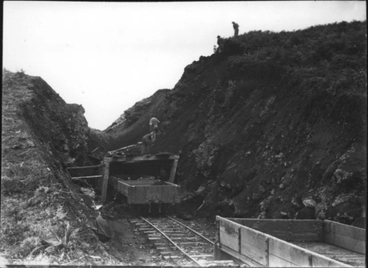 Image: Cutting in Kaikohe Railway.