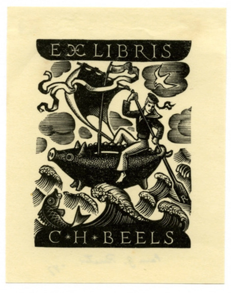 Image: Ex Libris C. H. Beels