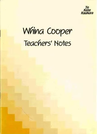 Image: Whina Cooper : teachers' notes