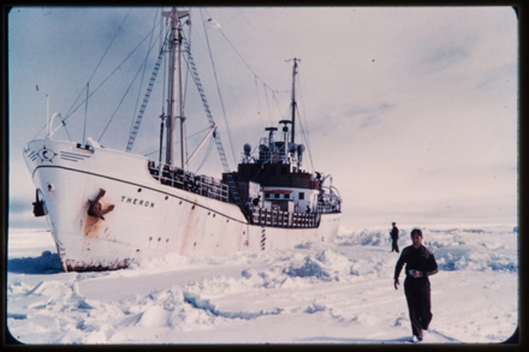 Image: [Ship "Theron" in the ice, Antarctica]