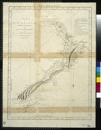 Image: Chart of New Zealand explored in 1769 and 1770