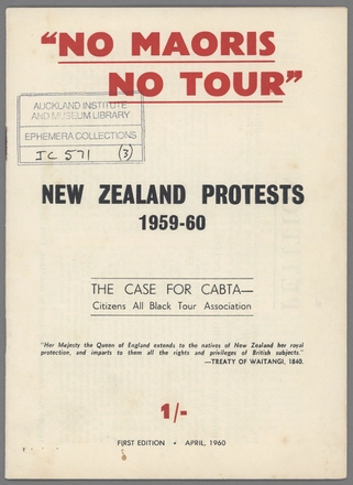 Image: No Maoris No Tour