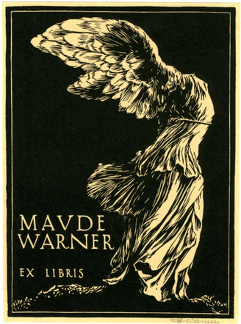 Image: Ex Libris Maude Warner