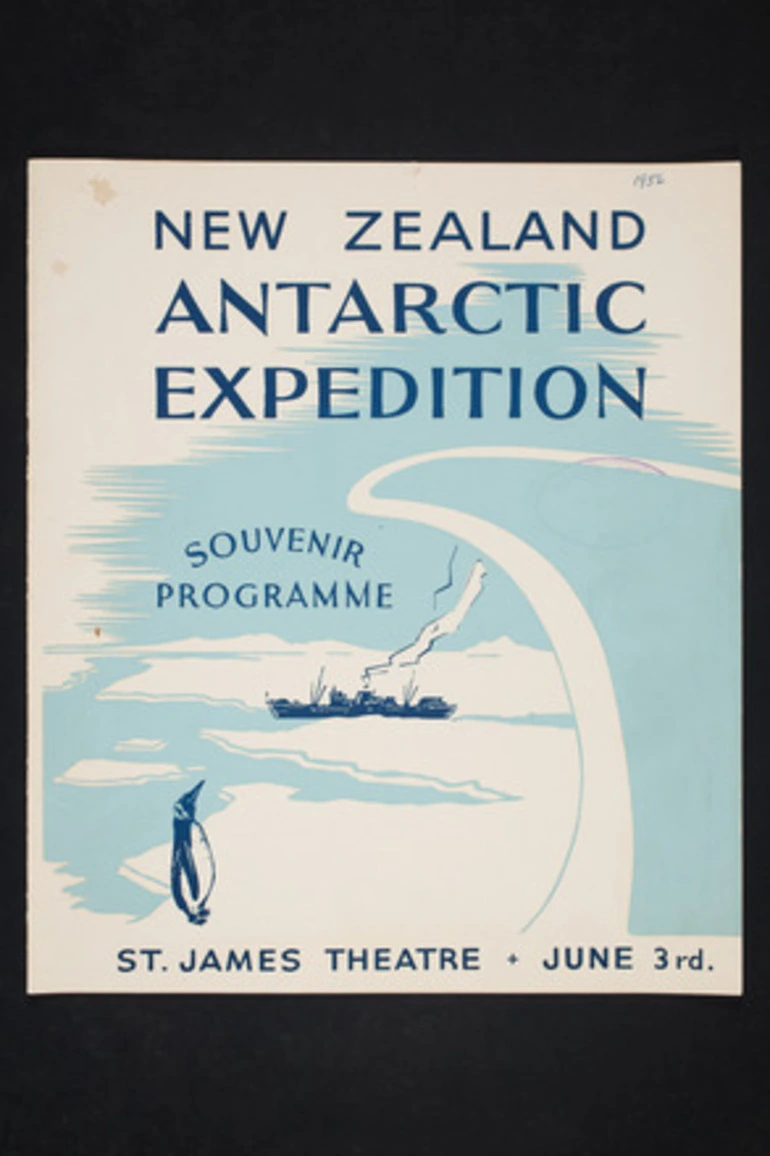 Image: New Zealand Antarctic Expedition Souvenir Programme