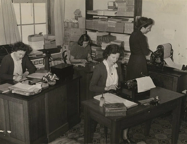Image: Y.W.C.A. Wartime Business Office, Auckland