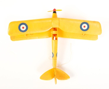 Image: model aeroplane, bi-plane