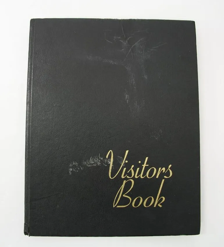 Image: Evergreen Cafe Visitors book