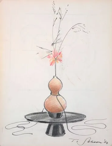 Image: Theo Schoon, Untitled decoration for gourd