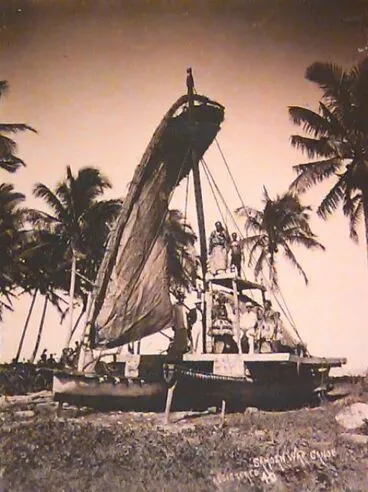 Image: Samoan War Canoe