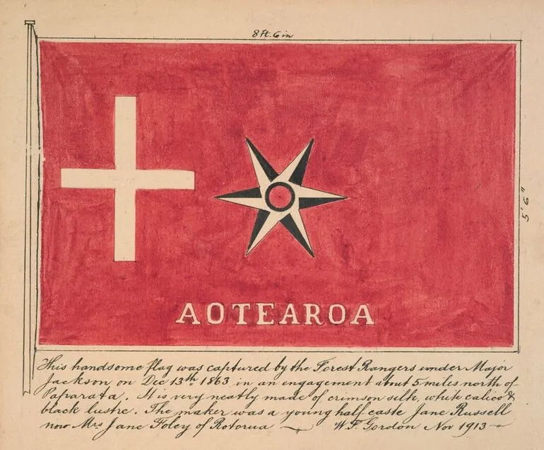 Image: Maori rebel flag: Aotearoa