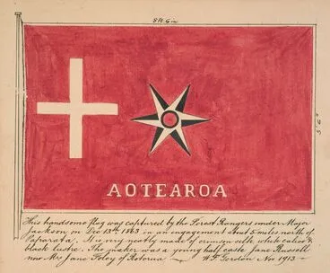 Image: Maori rebel flag: Aotearoa