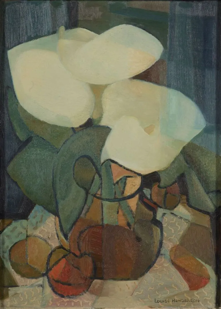 Image: Still life with arum lilies