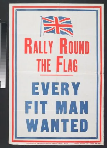 Image: Poster, 'Rally Round The Flag'