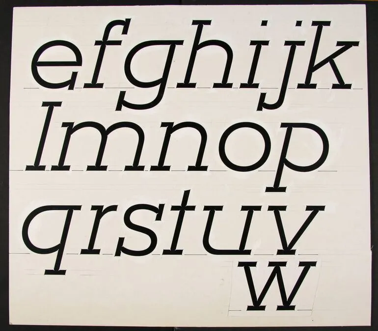 Image: Churchward Montezuma Light Italic Hand Drawn Board