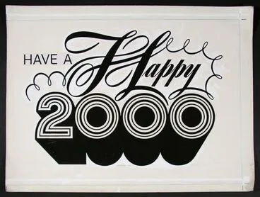 Image: "Have a Happy 2000" Poster Design