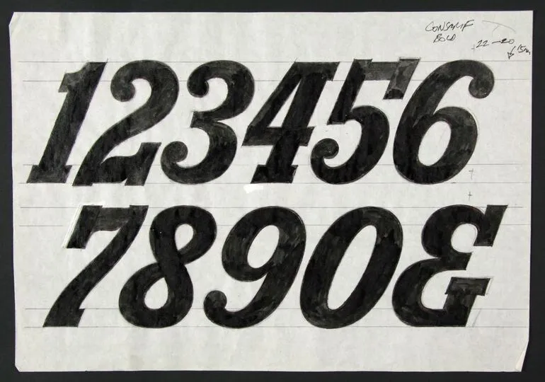 Image: Churchward Conserif Bold Italic Sketch