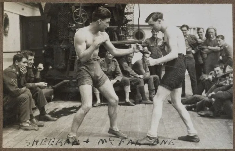 Image: Sheeran and McFarlane. From: World War I photograph album