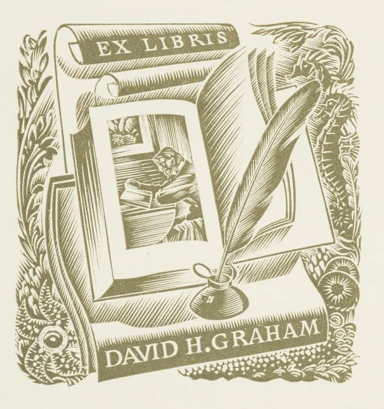 Image: Bookplate: Ex libris David H. Graham.