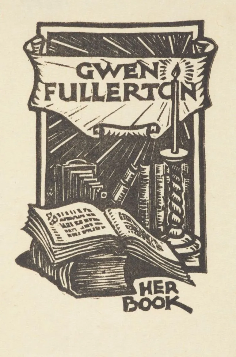 Image: Gwen Fullerton bookplate