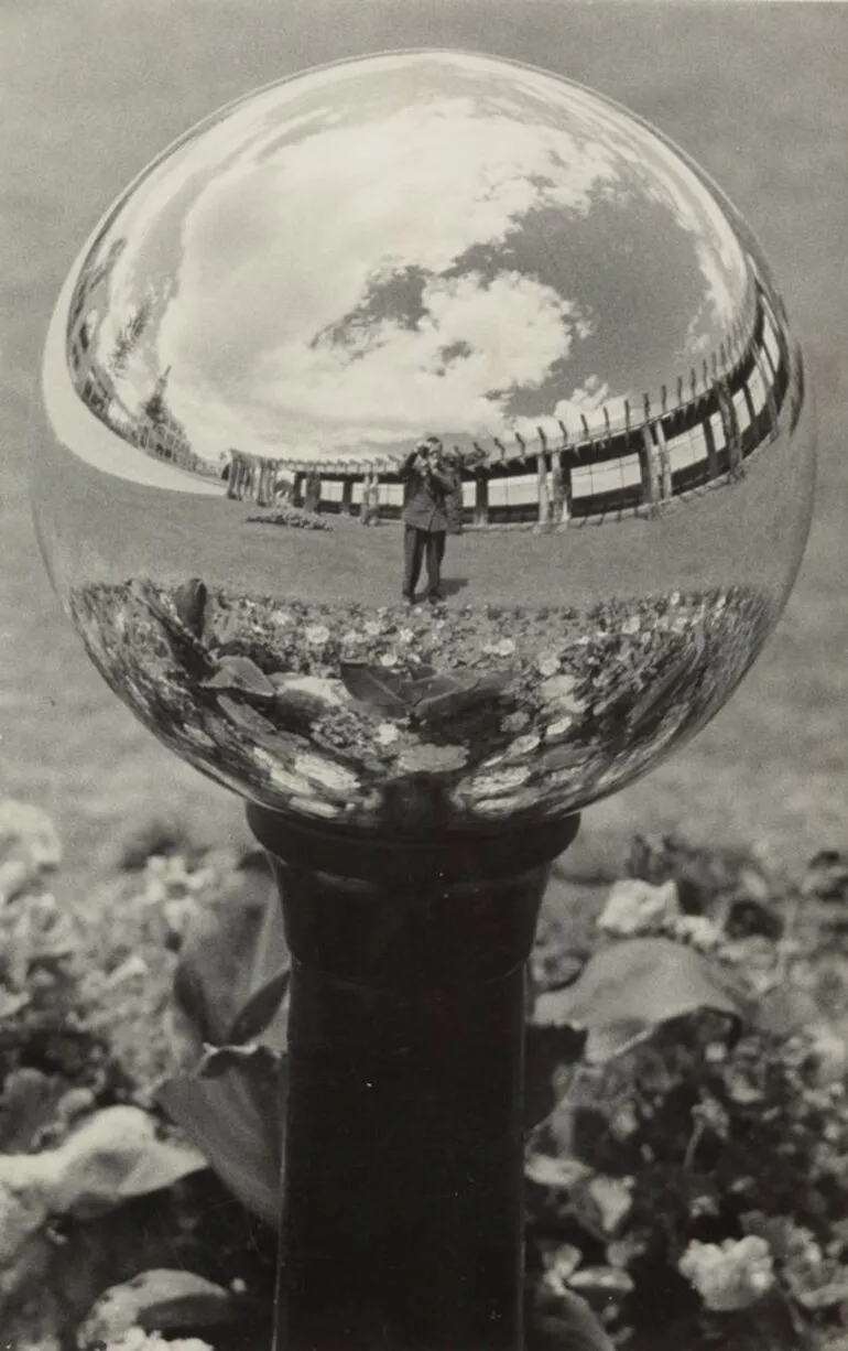 Image: Self-portrait in a gazing globe