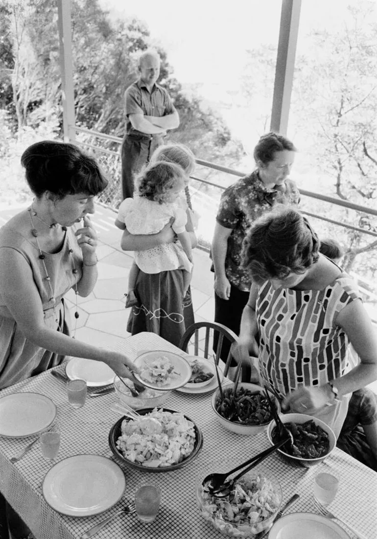 Image: Swiss immigrant family at home in Wellington