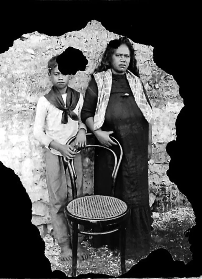 Image: Woman and boy