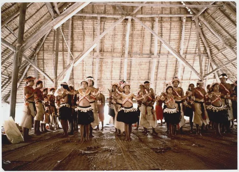 Image: Dance preparation for Independence anniversary celebrations