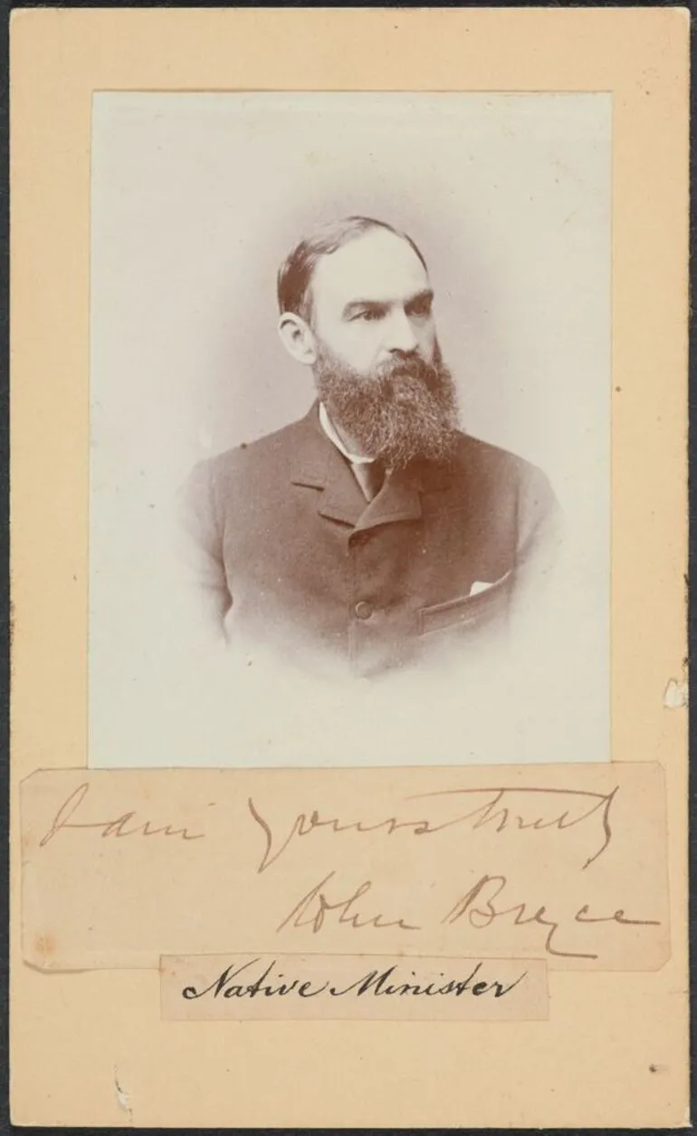 Image: John Bryce. Native Minister