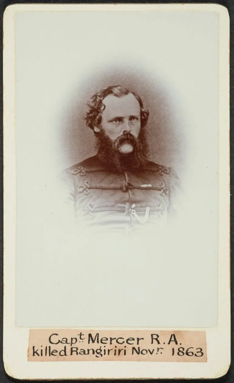 Image: Captain Mercer, about 1860