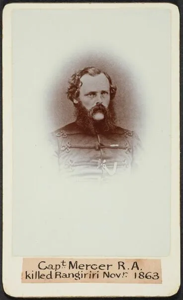 Image: Captain Mercer, about 1860