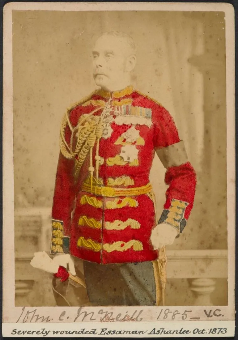 Image: John C. McNeill, 1885, V.C., severely wounded Essaman Ashantee Oct. 1873