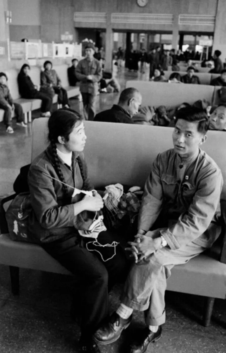 Image: Beijing railway station, China