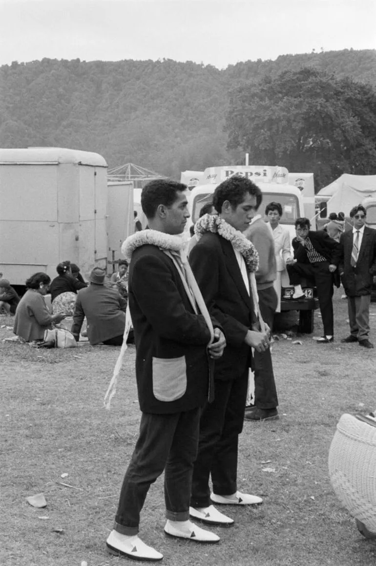 Image: Two men at Ngaruawahia Regatta