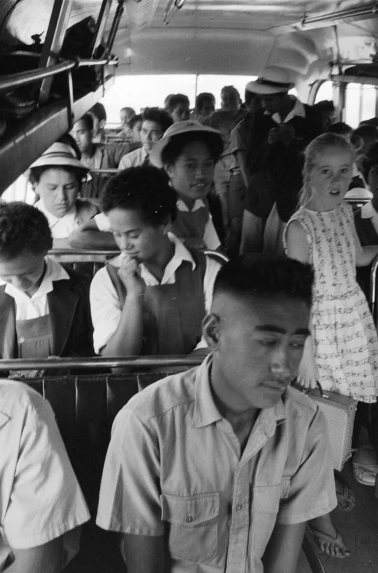 Image: [Children on school bus]