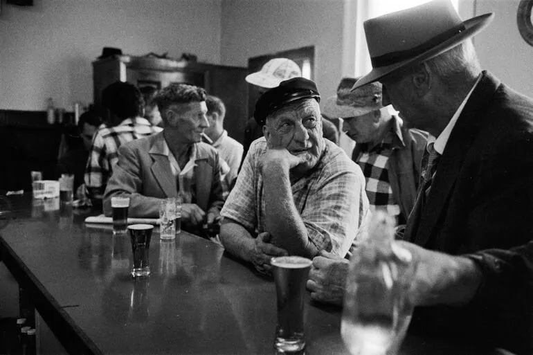 Image: Fishermen drinking at pub