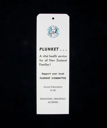 Image: Bookmark, Royal New Zealand Plunket Society