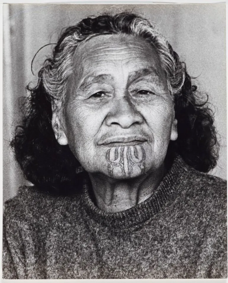 Image: Rangi Ruri. From the series: The Moko Suite