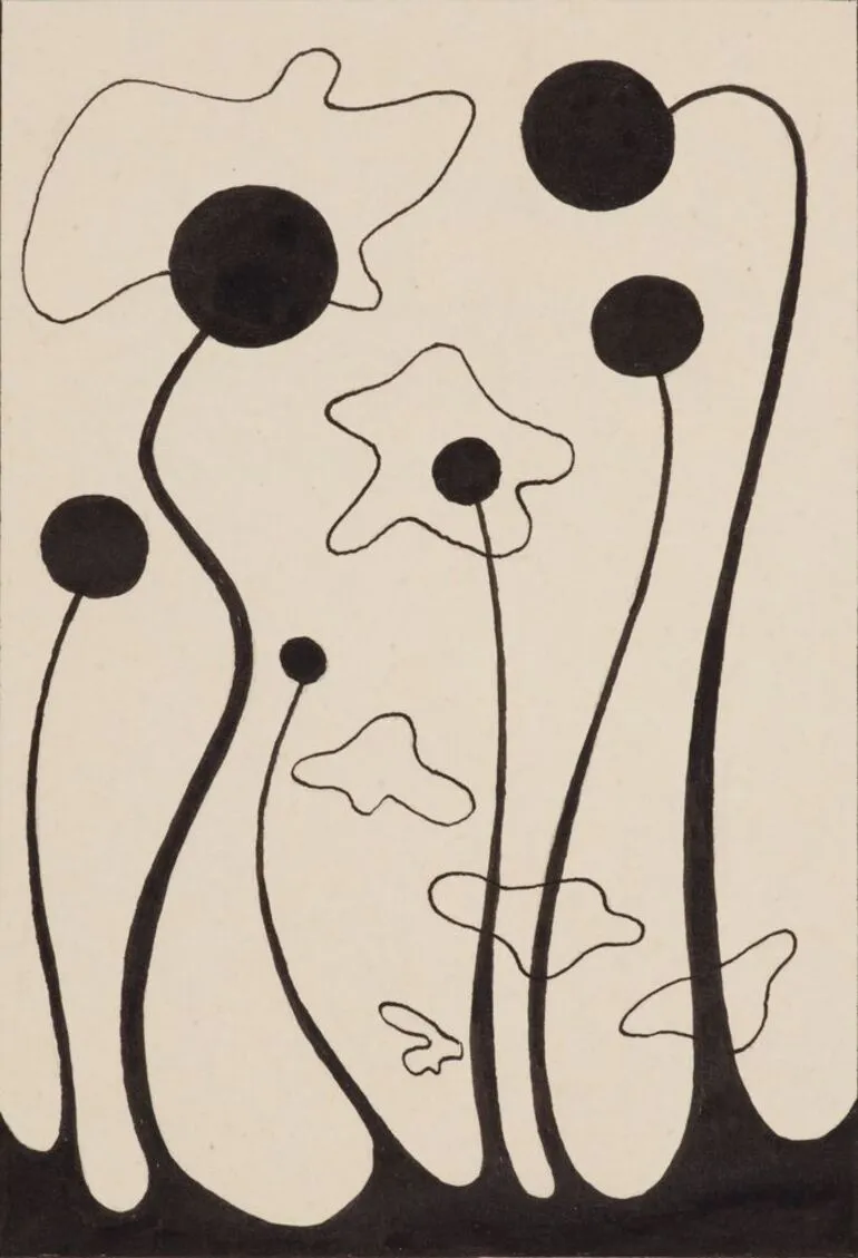 Image: Untitled. Illustration for James K. Baxter poem 'Beyond the palisade'