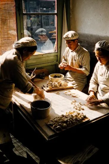 Image: China Series: Dumplings, Food Preparation, Peking